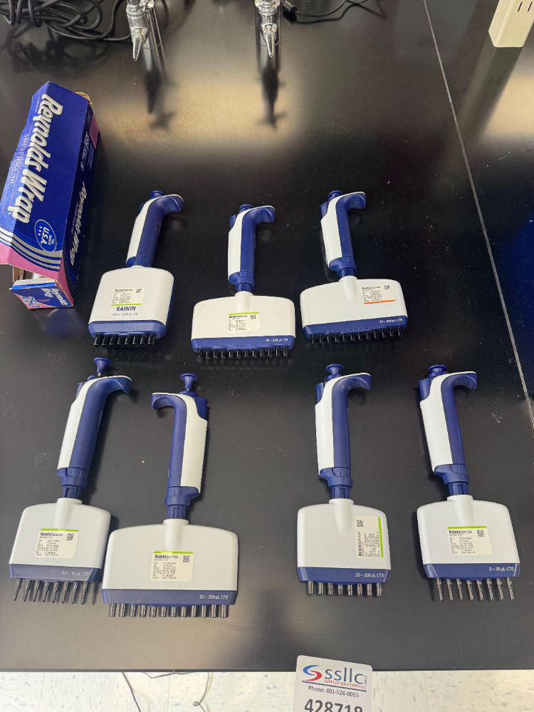 Image of Rainin Pipet-Lite XLS Multichannel Pipettes - Quantity 7
